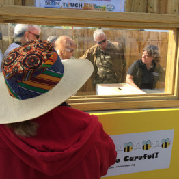 Mirco Bee Apiary Groundbreaking at the Urban Farming Institute