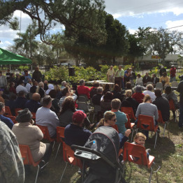 Mirco Bee Apiary Groundbreaking at the Urban Farming Institute