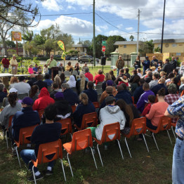 Mirco Bee Apiary Groundbreaking at the Urban Farming Institute