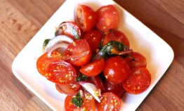 Tomato Onion Tarragon Salad by the Urban Farming Institute Farm-to-Table Chef